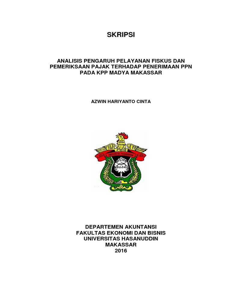 Judul Skripsi Pajak Peatix