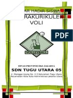 Cover Daftar Hadir Ekskul Voli