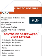 Avaliação Postural