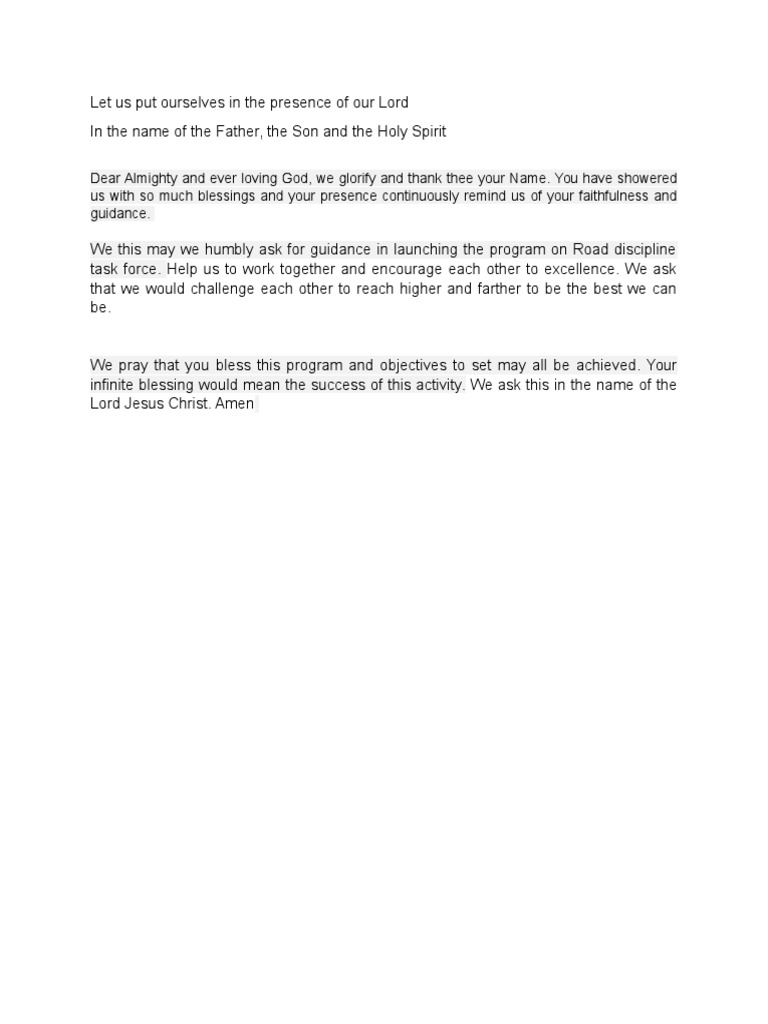 Prayer | PDF