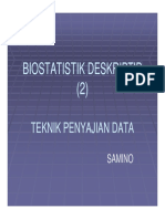 BIOSTASTISTIK DESKRIPTIP (2) TEKNIK PENYAJIAN DATA.pdf