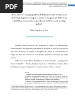 Breves reflexões, à luz da jurisprudência do Tribunal de Contas da União, acerca da devolução do prazo de contagem de contrato de emergência (art. 24, IV, da Lei n. 8.666/93), por força de atraso no procedimento licitatório causado por litígio judicial