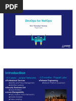 Puppet - DevOps for Netops