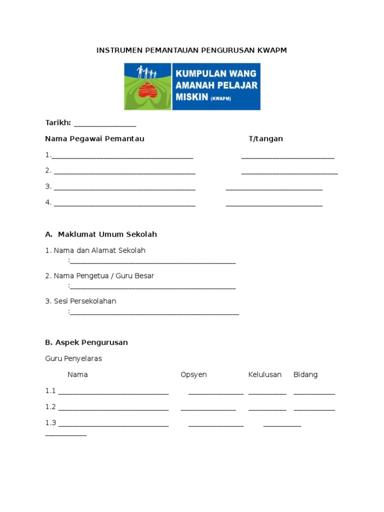 Instrument Kwapm Pdf
