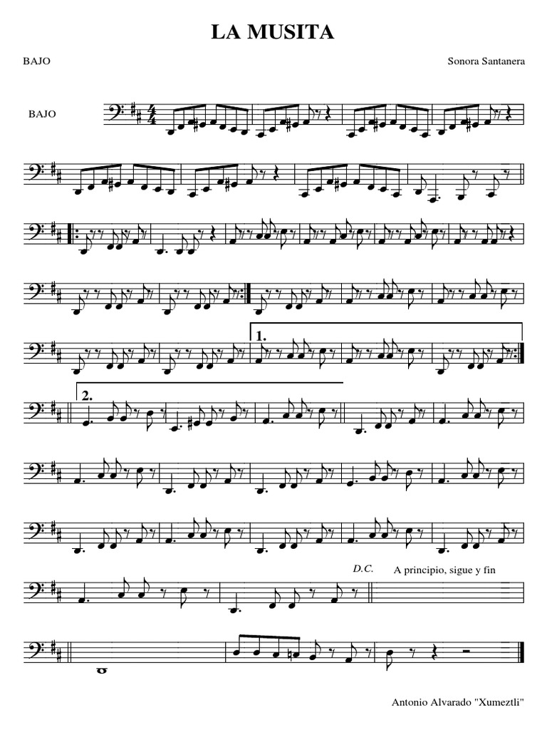 Sonora Santanera Musita Partitura PDF | PDF