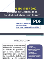 ISO 15189 LABORATORIOS CLÍNICOS