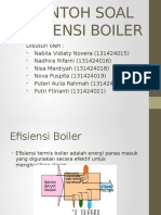 Tugas Contoh Soal Efisiensi Boiler