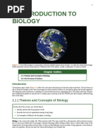 Chapter 1 - Introduction to Biology