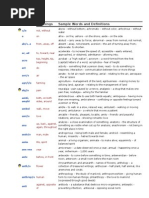 Comprehensive Root Words Guide | PDF | Nature