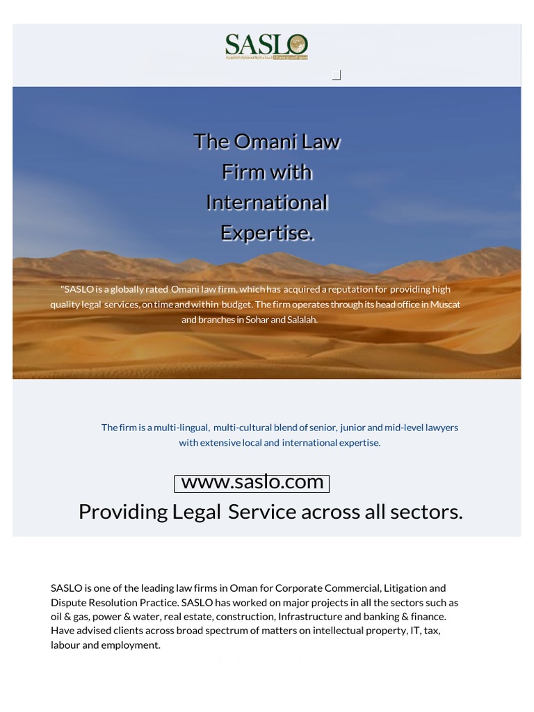 Best Law Firm in Oman Oman Law Firm