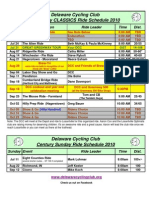 DCC Ride Schedule 2010 - Second Half