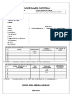 Form Calon Karyawan PDF