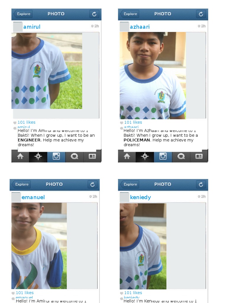 Instagram Template PDF