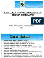 Kebijakan Hukum Angka Kredit Nakes