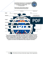 Junior PIA Participant Information Sheet