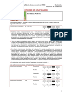 Informe de Federica