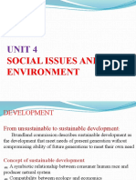 EVS Unit-IV Social Issue and The Environment