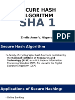 Secure Hash Algorithm (Sha 1)
