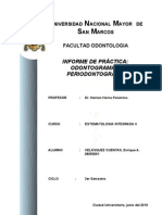 Informe de Odontograma y A