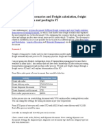 LE Shipment Cost Configuration