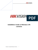 Installation Guide of Hikvision LPR Camera