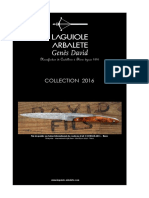 Catalog: Laguiole Arbalète Genès David Knives - 2016 Collection
