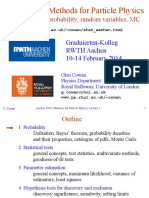 Cowan - Aachen14 - 1 - Statistical Methods For Particle Physics