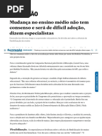 Mudança no ensino médio não tem consenso e será de difícil adoção, dizem especialistas - Educação - Estadão