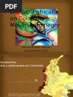 Diáspora Africana en Colombia e Movimiento Negro