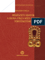 Balogh Csilla: Régészeti Adatok A Duna-Tisza Közi Avarok Történetéhez