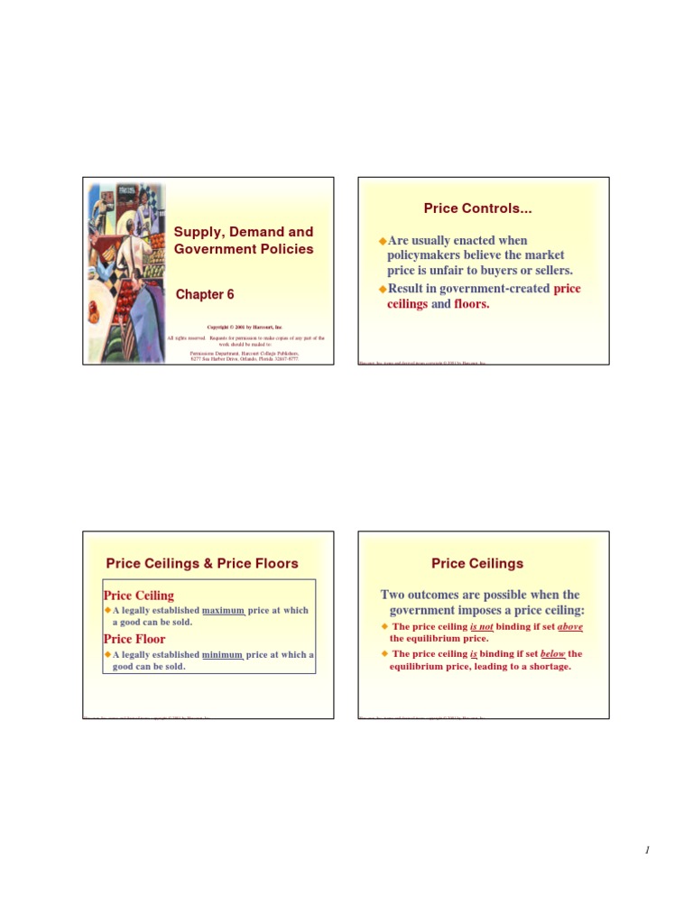 Supply Demand And Government Policies Price Elasticity Of