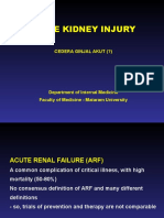 Acute Kidney Injury: Cedera Ginjal Akut (?)