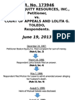 G.R. No. 173946: Boston Equity Resources, Inc., Petitioner, vs. Court of Appeals and Lolita G. Toledo, Respondents