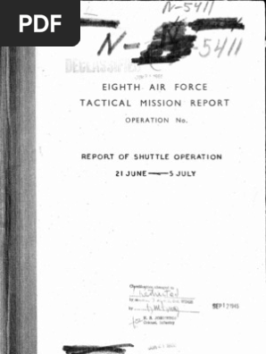 WWII 8th Air Force Report