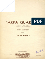 Arpa Guarani Oscar Rosati