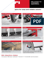 Seismic Leaflet HILTI Systems