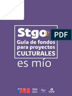 Guía de Fondos para Proyectos Culturales (Opc Stgo Es Mío)