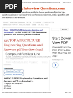 125 TOP AGRICULTURE Engineering Questions and Answers PDF Free Download AGRICULTURE Engineering Questions and Answers PDF