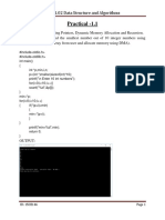 Practical - 1.1: CE201.02 Data Structure and Algorithms