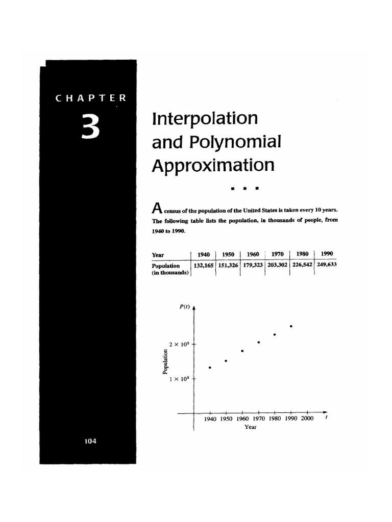 Polynomial Interpolation Techniques | PDF | Interpolation | Polynomial