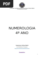 Livro de Numerologia - 4º Ano