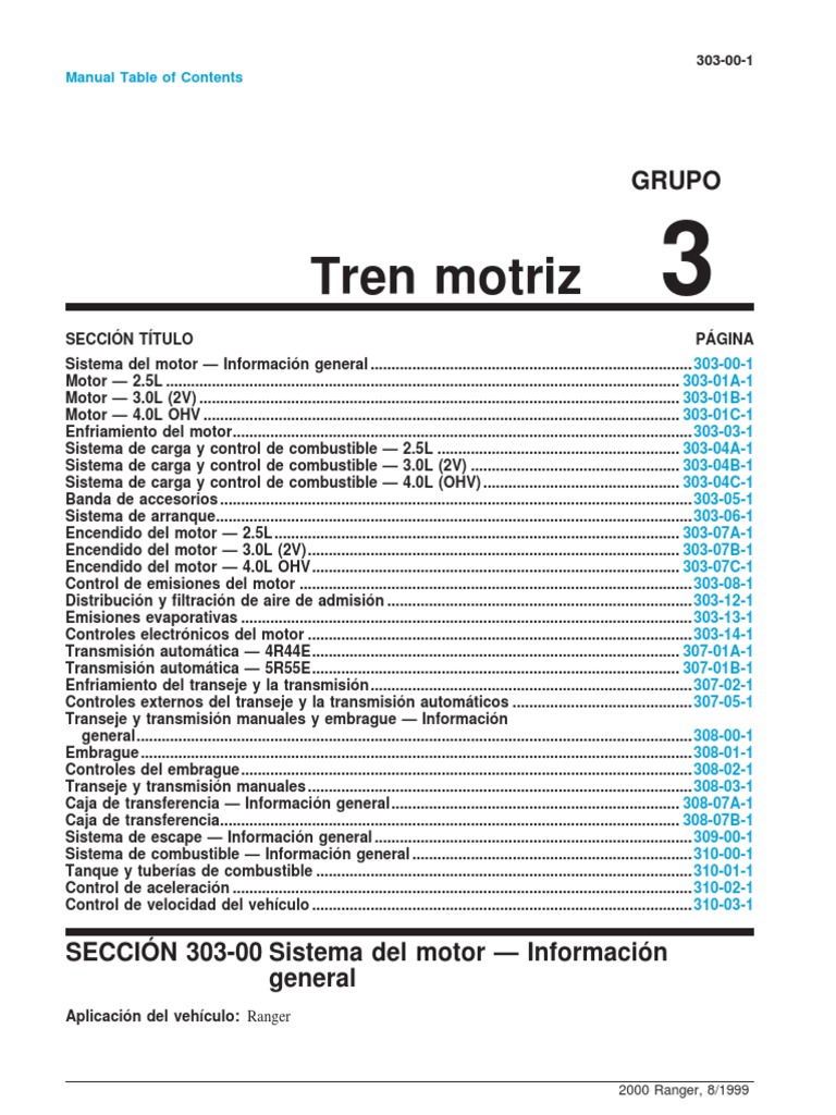 2017 FORD RANGER WORKSHOP MANUAL PDF visual data 4