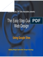 The Easy Step Guide To Web Design: Using Google Sites