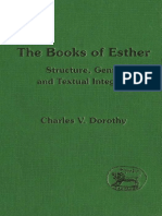 Charles V. Dorothy The Books of Esther Structure, Genre and Textual Intergrity JSOT Supplement 1997 PDF