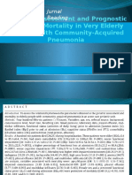 Geriatric Assessment and Prognostic Factors of Mortality in Very Elderly Patients With Community-Acquired Pneumonia