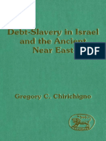 Gregory C. Chirichigno Debt-Slavery in Israel and The Ancient Near East Jsot Supplement Series 1993 PDF