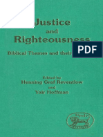 Henning Graf Reventlow, Yair Hoffman Justice and Righteousness Biblical Themes and Their Influence JSOT Supplement Series 1992 PDF