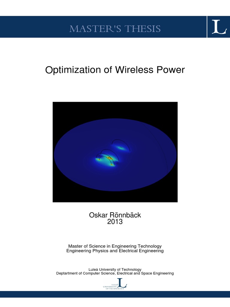 Wireless Power System Optimization | PDF | Inductance | Inductor