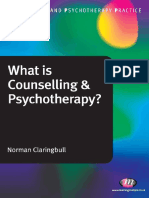 What Is Counselling and Psychotherapy Claringbull