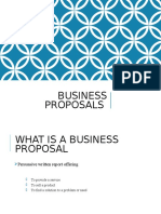 Business Proposals